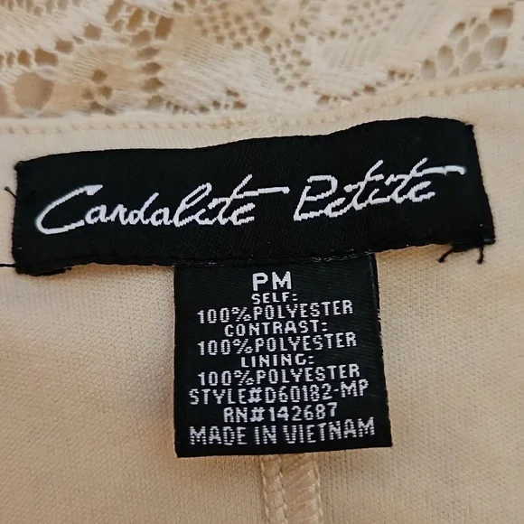 CANDALITE Antique Ivory Lace Maxi Bow Tie Waist Fairycore Hoco Dress - Picture 9 of 10